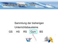 Sammlung der bisherigen Unterrichtsbausteine GS HS RS Gym BS