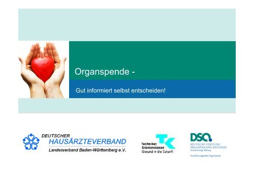 Präsentation Organspende