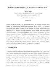 Preprint/Prétirage DEM FROM STEREO LANDSAT 7 ... - GeoGratis