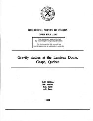 GEOLOGICAL SURVEY OF CANADA OPEN FILE 2291 - GeoGratis