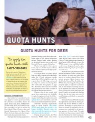 QUOTA HUNTS - Kentucky Department of Fish and Wildlife Resources