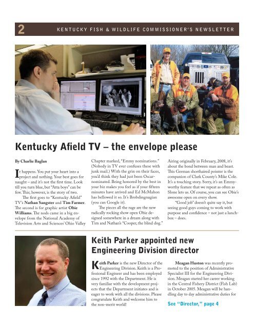 August 2009 - Kentucky Department of Fish and Wildlife Resources