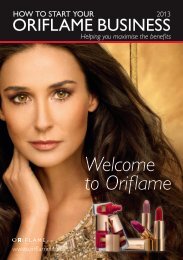 Welcome to Oriflame - Team Orinet