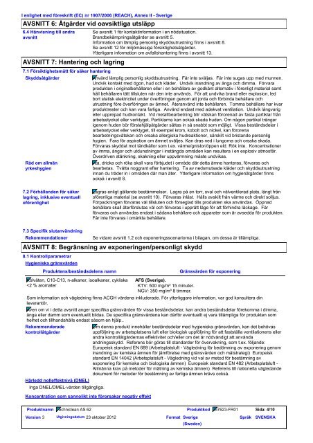 SÄKERHETSDATABLAD - BP - PDS & MSDS Search