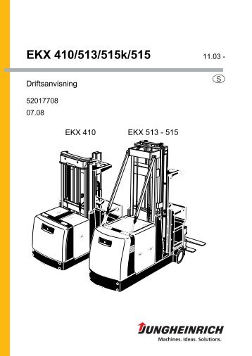 EKX 410/513/515k/515 - Jungheinrich