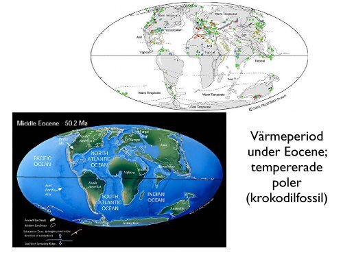 Klimatvariationer under jordens historia; istider och värmeperioder