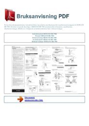 Instruktionsbok SHIMANO BR-7900 - BRUKSANVISNING PDF