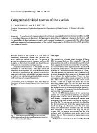 Congenital divided naevus of the eyelids - British Journal of ...