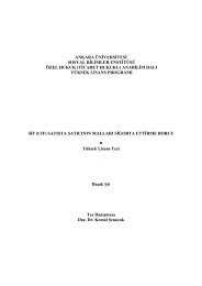 a kara ü vers tes sosyal bl mler e st tüsü özel hukuk (t caret hukuku)