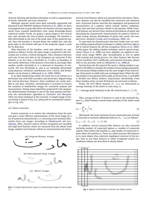 Offline handwritten Arabic cursive text recognition using Hidden ...