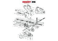 Hecht 4 Ripping chaînes guide adapté pour Hecht 950B40cm 0.325 66M 1,5mm 