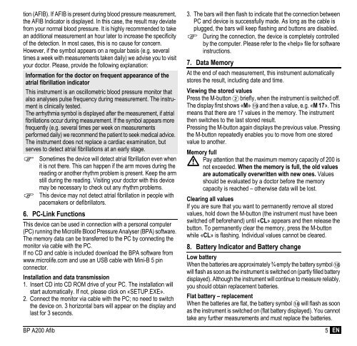 Microlife BP A200 AFIB - Arnika