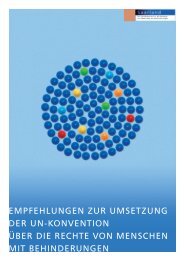 Empfehlung zur Umsetzung der UN-Konvention über die ... - Saarland