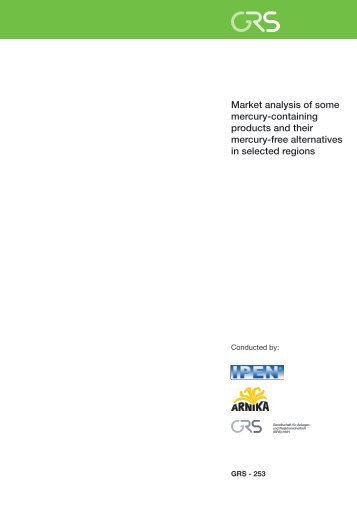 Market analysis of some mercury-containing products and their ...