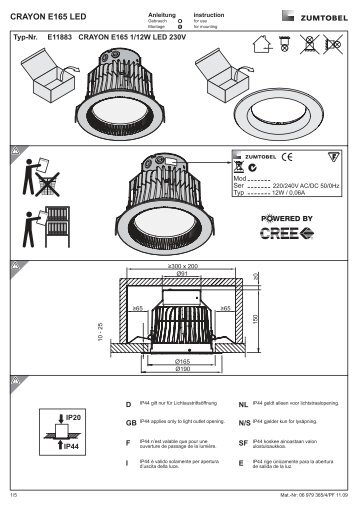 CRAYON E165 LED - luxoworks