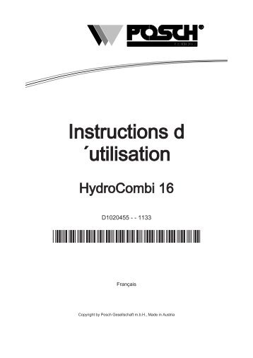 HydroCombi 16 - Posch