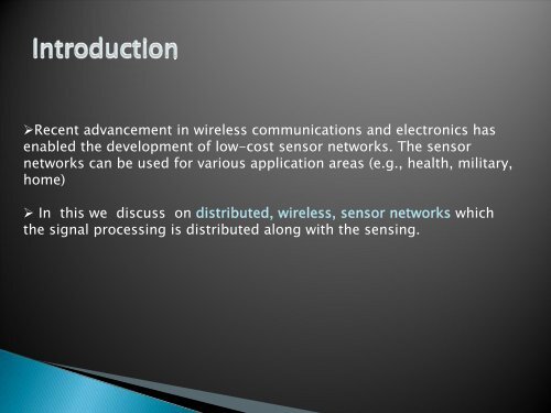 Networks in Embedded Systems - DAIICT Intranet