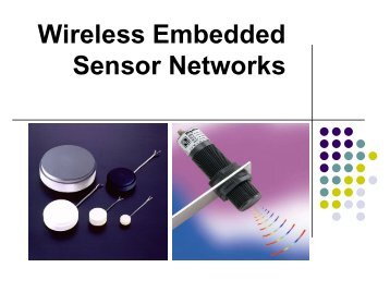 Wireless Embedded Sensor Networks - DAIICT Intranet