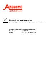 Operating Instructions - Anssems