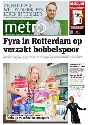 Fyra in Rotterdam op verzakt hobbelspoor - Metro
