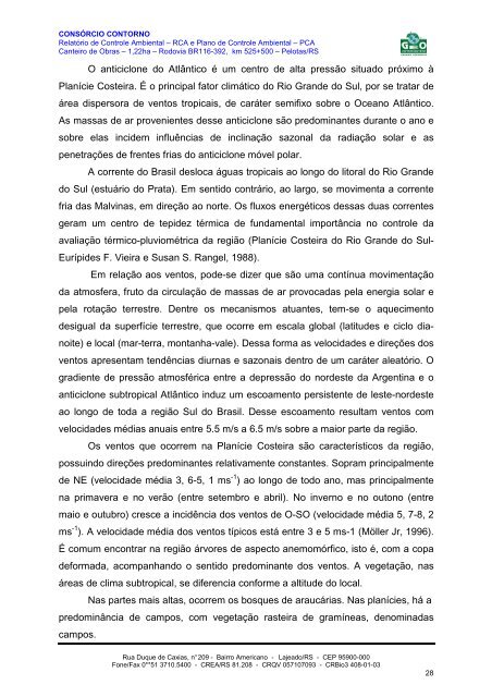 RELATÓRIO DE CONTROLE AMBIENTAL - RCA E PLANO ... - Ibama