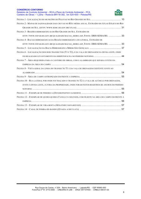 RELATÓRIO DE CONTROLE AMBIENTAL - RCA E PLANO ... - Ibama