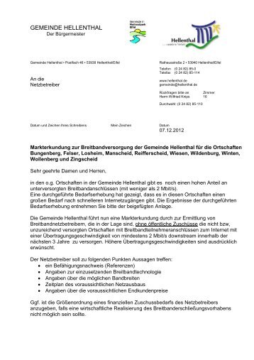 GEMEINDE HELLENTHAL - Breitband.NRW