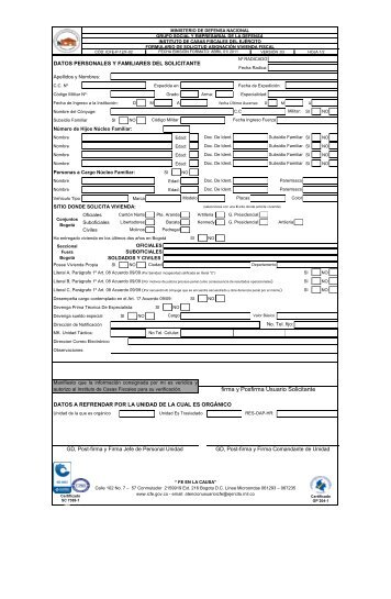 firma y Posfirma Usuario Solicitante - Instituto de Casas Fiscales de ...