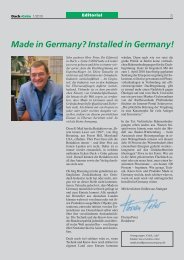 Made in Germany? Installed in Germany!