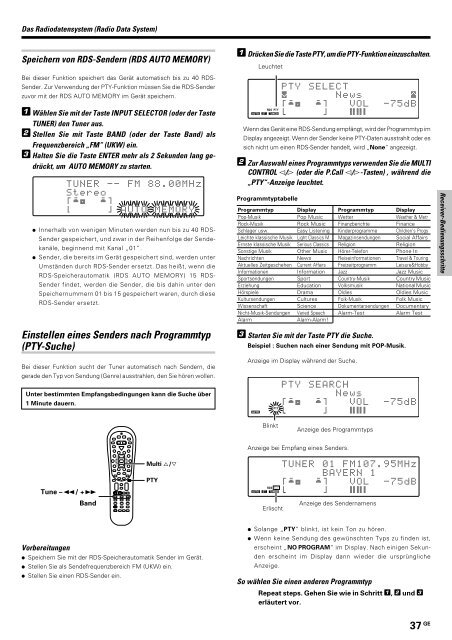 vrs-n8100 bedienungsanleitung - Kenwood