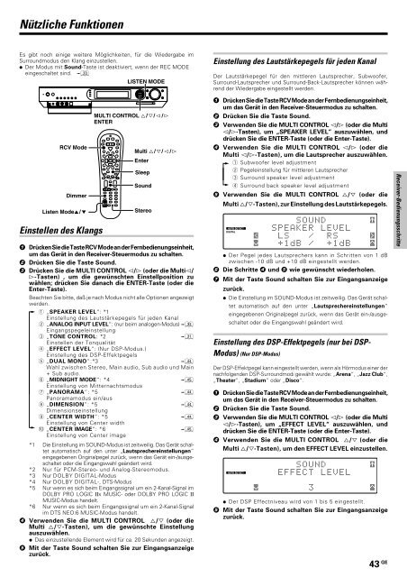 vrs-n8100 bedienungsanleitung - Kenwood