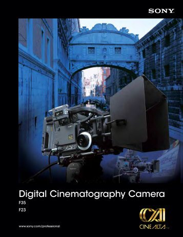 Digital Cinematography Camera - Sony