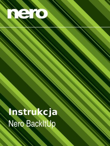 Instrukcja Nero BackItUp