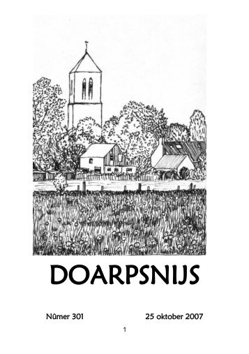 “Doarpsnijs” is in útjefte fan de Feriening foar Doarpsbelang N