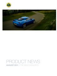 Download the 2012 Lotus Evora Brochure