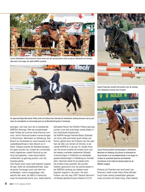 KWPN dressuur- en springfokkers wederom 's werelds beste!