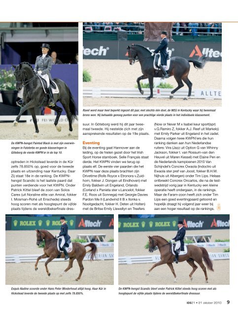KWPN dressuur- en springfokkers wederom 's werelds beste!