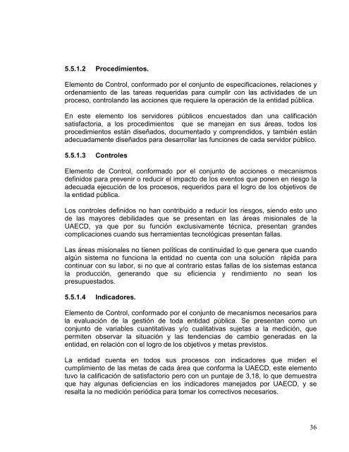 Autoevaluación del Control - CDIM - ESAP - Escuela Superior de ...