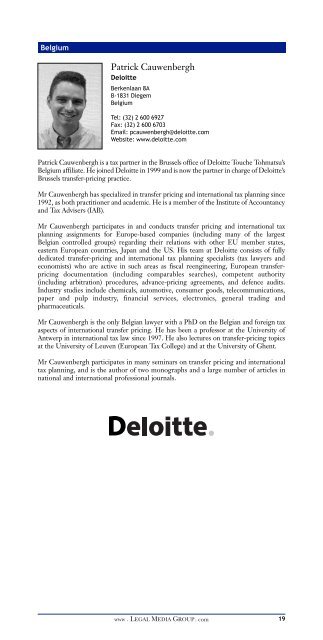Tax Advisers - Deloitte