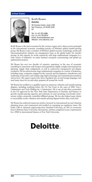 Tax Advisers - Deloitte