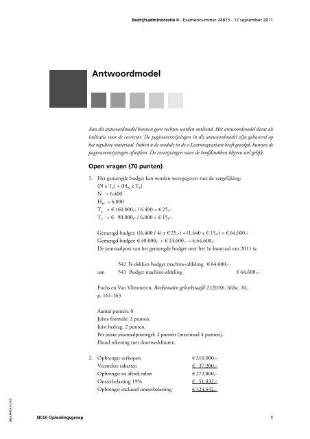 Antwoordmodel