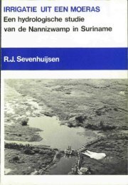 IRRIGATIE UIT EEN MOERAS Een hydrologische studie van de ...