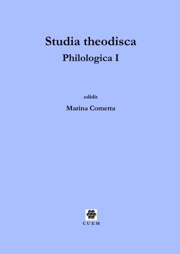 Philologica - Università degli Studi di Milano