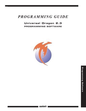 Universal Dragon 2.3 Programming Guide - Xantech.com