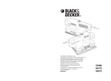 559100-07 KA175, kA273, CD400.p65 - Service - Black & Decker