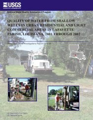 quality of water from shallow wells in urban residential and light ...