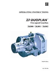 OPERATING INSTRUCTIONS Two-speed Gearbox 2K800 / 2K801 ...