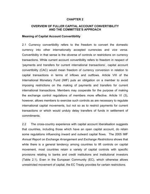 CHAPTER 2 OVERVIEW OF FULLER CAPITAL ACCOUNT ...