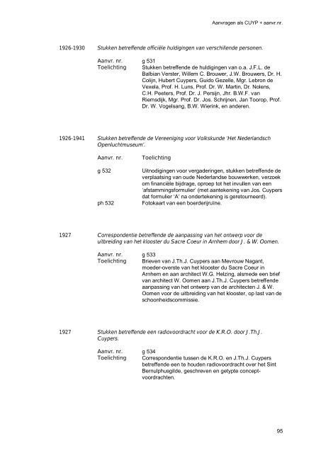 Inventaris - Nederlands Architectuurinstituut