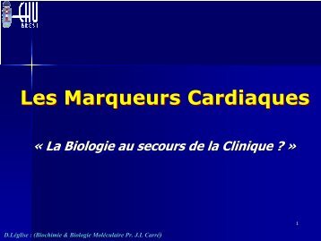 Les Marqueurs Cardiaques